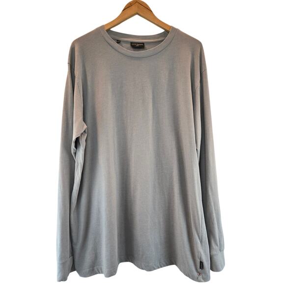 JACHS New York Mens Long Sleeve Lounge Top Gray XXL - Picture 1 of 9